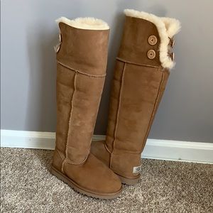 Brand new UGG OVER THE KNEE BAILEY BUTTON BOOTS
